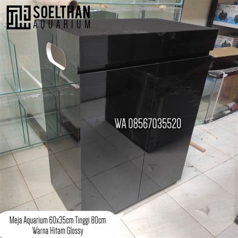 Jual Kabinet Meja Aquarium Lemari Akuarium 60x35 Cm Tinggi 80 HPL TACO