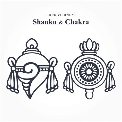 Dios Vishnu Tirupati Balaji Shanku Chakra Símbolo Sagrado Para Divino