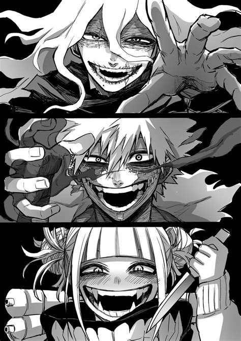 Shigaraki Dabi And Toga In 2024 Hero Poster Anime Character Design Anime Villians