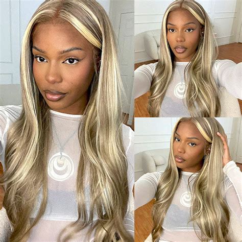 Honey Blonde Hair Weaves 613 Blonde Lace Wigs