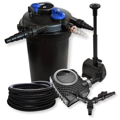 Kit filtration bassin à pression SunSun 30000l 18W UVC NEO10000 80W