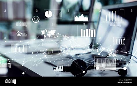 Panel De Control Empresarial Para El Gráfico De Análisis De Datos