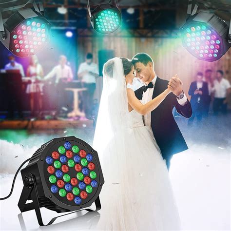 36 Led Rgb Stage Lighting Par Light Dmx Beam Party Dj Disco Lights Ebay