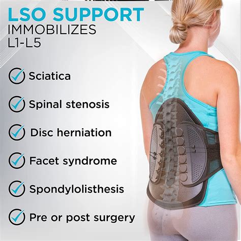 Adjustable Lumbar Decompression Back Brace For Disc Muscle Injury