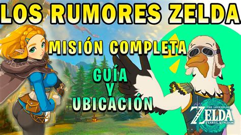 Los RUMORES Sobre ZELDA COMPLETA En Zelda Tears Of The Kingdom YouTube