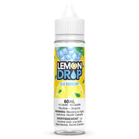 Lemon Drop E Liquid Blue Raspberry 60mL 180 Smoke