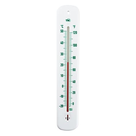 215mm Room Temperature Thermometer Indoor Green Scale - TW