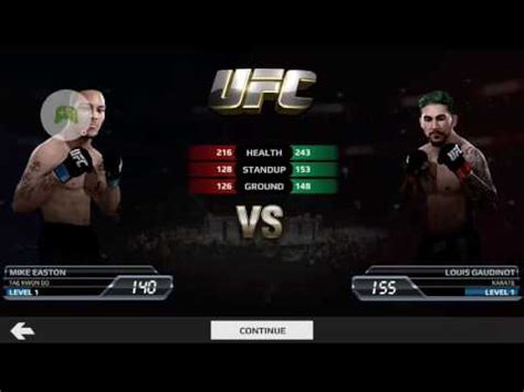 EA SPORTS UFC ANDROID GAMEPLAY YouTube