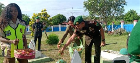 Peringati Hari Juang TNI AD Kodim 1804 Dan Batalion 764 Ziarah Ke TMP