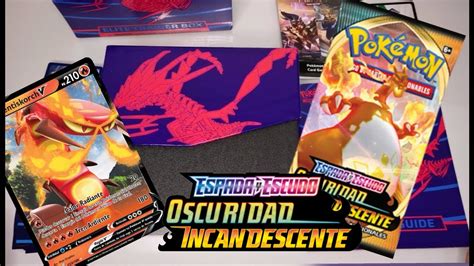 Abro Elite Trainer Box Oscuridad Incandescente Pokemon Espada Y