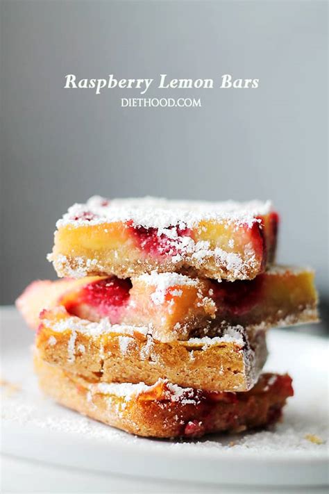 Easy Raspberry Lemon Bars Diethood