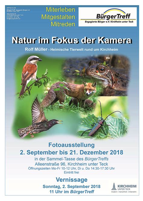 Fotoausstellung Naturfotografie Rolf Müller