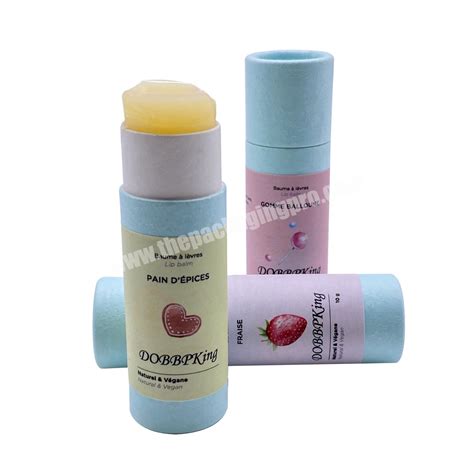 100 Biodegradable 0 5oz Cardboard Push Up Deodorant Stick Containers