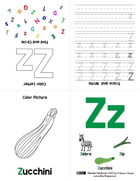 Letter Z Activity Worksheet Free Printable Puzzle Games