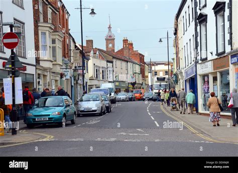 Shops in the Market Town of Louth, Lincolnshire Stock Photo - Alamy