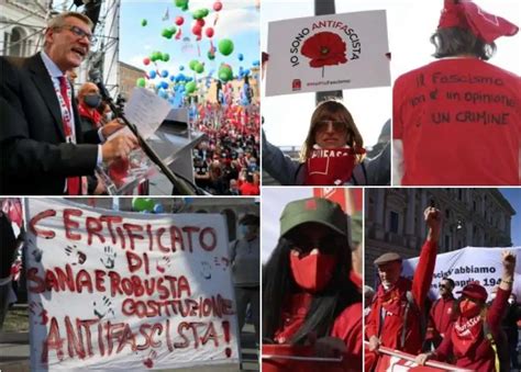 Al Grido Mai Piu Fascismi La Manifestazione Dei Sindacati A San