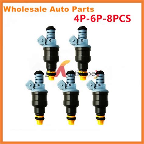 4P 6P 8PCS High Performance 1600cc CNG Fuel Injector 0280150846 For