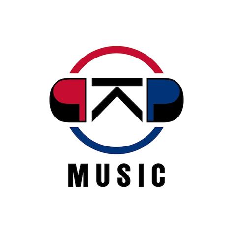 Premium Vector | Korean pop music brand logo