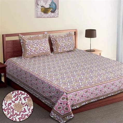 JAIPURI PURE HAND BLOCK COTTON BEDSHEET At Rs 750 Set Jaipuri Cotton