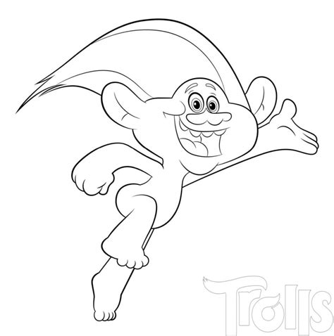 Lista 96 Imagen Dibujos Para Colorear De La Pelicula Trolls Lleno