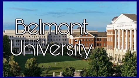 Belmont University Walking Tour Of The Beautiful Campus Youtube