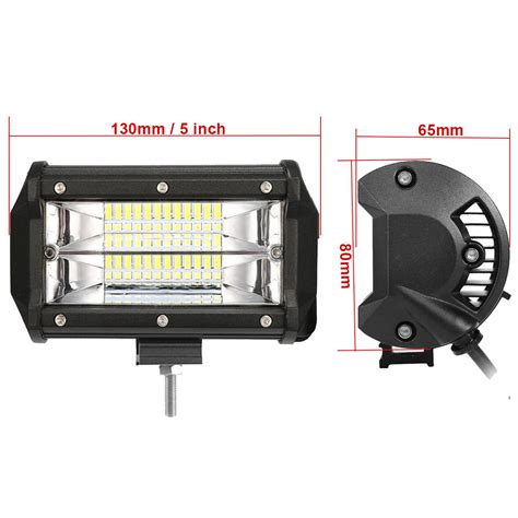 Offroad Inch W Led Work Light Floodlight V V Car Truck Suv Boat