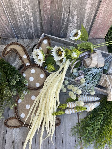 Kds Tutorial Big Floppy Ear Bunny Wreath Supply List Kelea S Florals