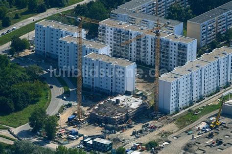 Luftbild Berlin Hochhaus Neubau Wuhletaler Fenster Im Ortsteil