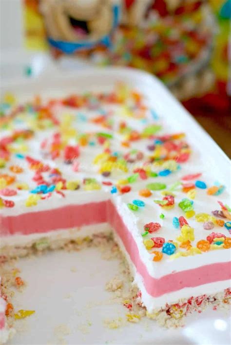 Fruity Pebbles Layered Dessert The Country Cook