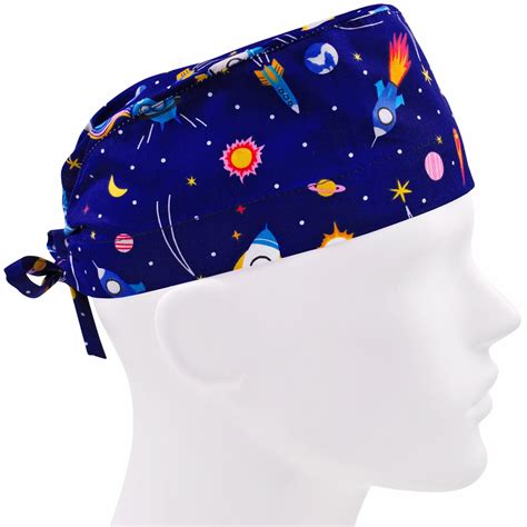 Scrub Caps For Men Scrub Hats Surgical Hat Nurse Cap Space Etsy