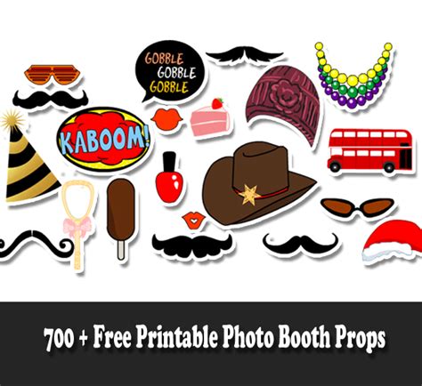 Free Printable Photo Booth Props