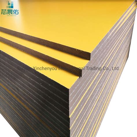 Yellow Red Solid Color Mm Melamine Mdf Board