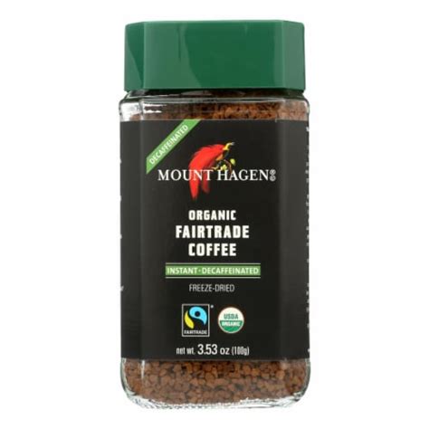 Mount Hagen Decaf Organic Instant Coffee 6 Ct 36 Oz Smiths Food