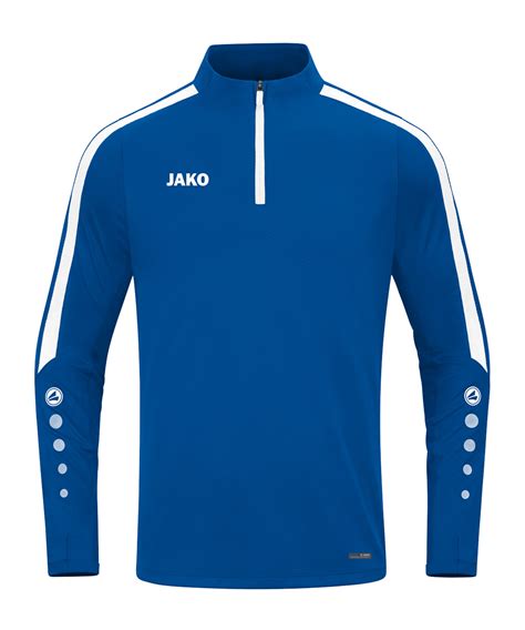 JAKO Power Sweatshirt Blau Weiss F400 Blau