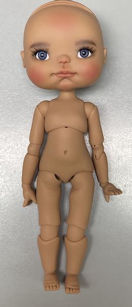 Meadowdolls Vienna Chibbi Tan Resin 7 6 NUDE Doll Peddlar