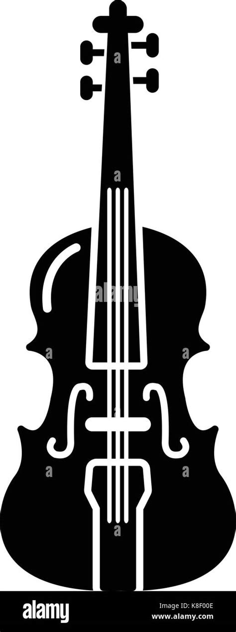 Violine Icon Simple Style Stock Vector Image Art Alamy