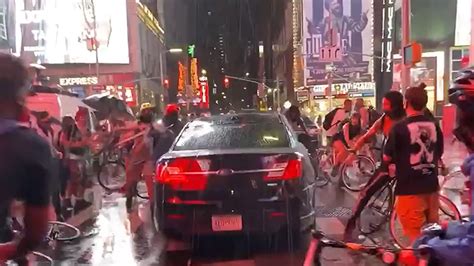 Car Plows Through Times Square Protest Of Daniel Prude Killing