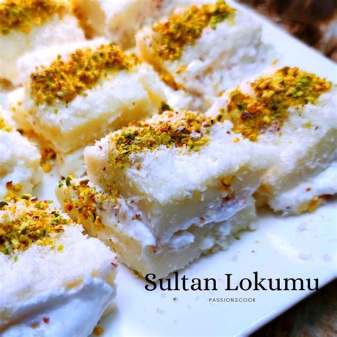 Sultan Lokumu Turkish Dessert Turkish Desserts Turkish Delight Pudding