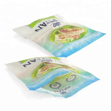 Custom Printed Frozen Shrimp Packaging Bagfrozen Sea Food Packaging