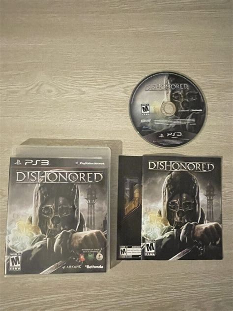 Dishonored Sony Playstation Black Label Complete In Box W