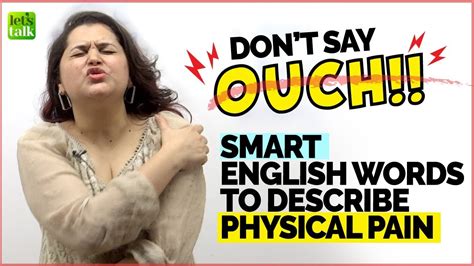 10 Ways To Describe Physical Pain English Learn Smart English Words