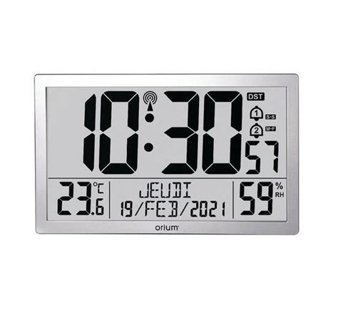 Horloge digitale calendrier RC Giant Orium Manutan Collectivités