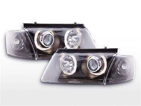 Scheinwerfer Set Angel Eyes Vw Passat Typ B Schwarz