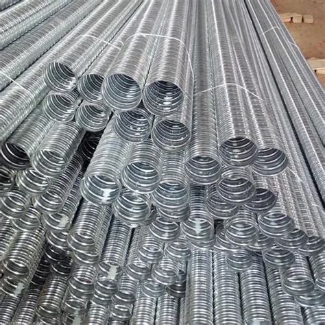 Galvanized Steel Corrugated Round Tube For Pre Stressed Concrete Of