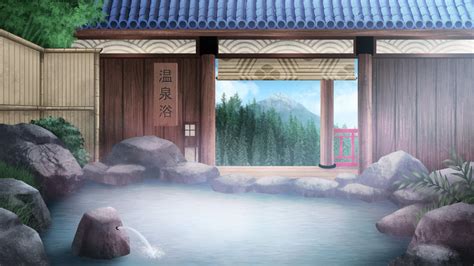 Onsen Bath Visual Novel Bg By Gin 1994 On Deviantart