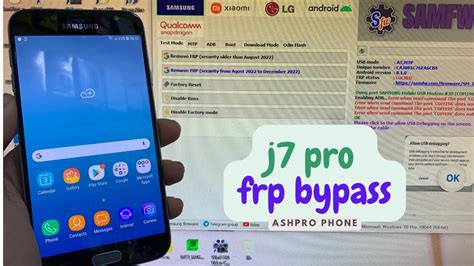 Samsung J7 Pro Frp Bypass With Free Tool Samfw YouTube