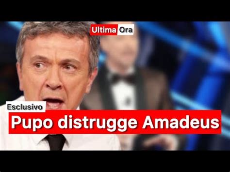 Sanremo 2024 Pupo Distrugge Amadeus YouTube