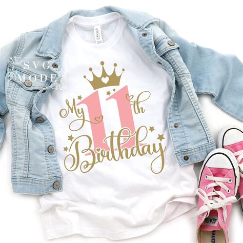 11th Birthday Svg Etsy