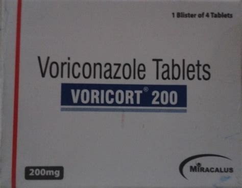 Voricort Mg Voriconazole Tablets Treatment Fungal Infection At Rs