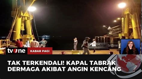 Kapal Tabrak Dermaga Hingga Tiang Hidrolis Penyangga Dermaga Ketapang